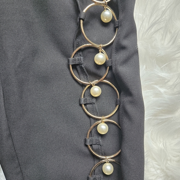 Blithe LA Pearl / Side Slit Dress Pants Size Large - Picture 5 of 7